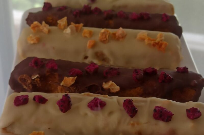 No-Bake Carrot Cake Bars with Orange & Chocolate