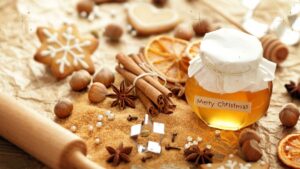 Homemade Polish Gingerbread Spice Mix with aromatic spices and cocoa powder, perfect for traditional pierniczki and Christmas baking.