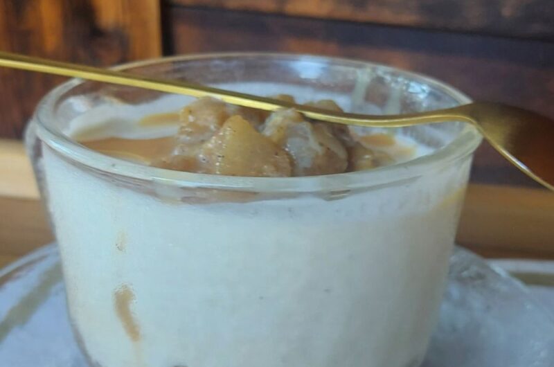 Pear Panna Cotta with Caramelised Pears